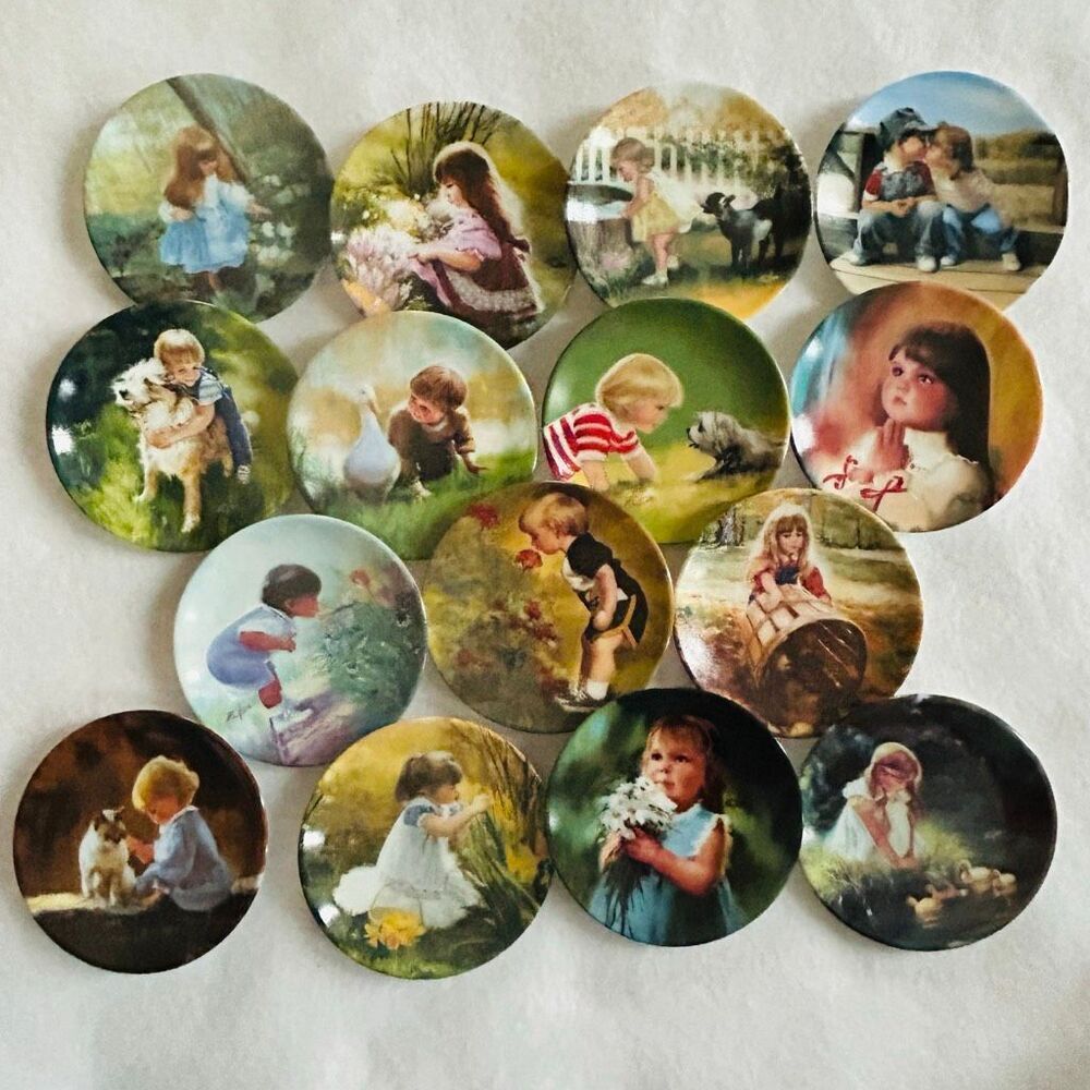 15 Donald Zolan Miniature Plates Pemberton and Oakes